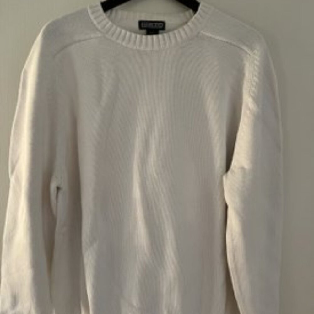 Preppy Lands End Cable Crew